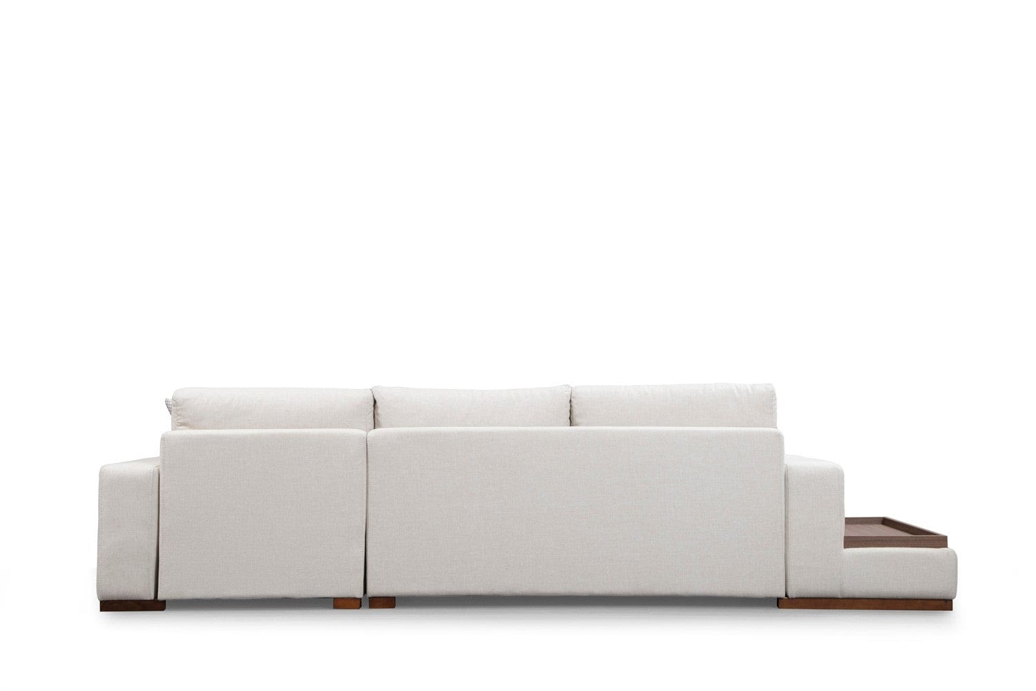 Asir Divano Angolare a destro 4 posti in tessuto Loop 19 Beige
