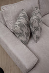 Asir Divano Angolare a destro 4 posti in tessuto Porto Beige