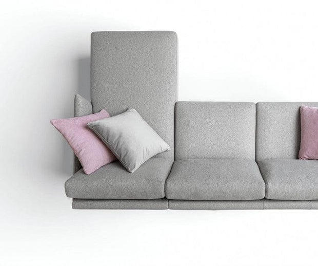 LeComfort Divano Angolare a destro 4 posti Mimes Grigio