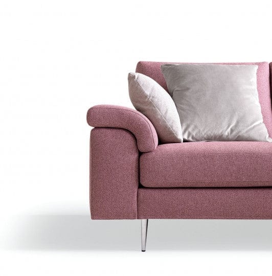 LeComfort Divano Angolare a destro 4 posti Papilis Rosa