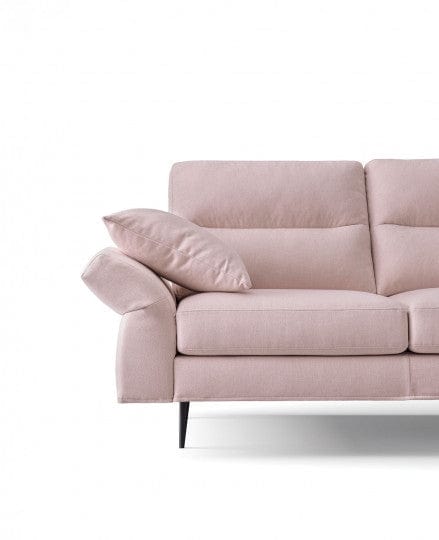 LeComfort Divano Angolare a destro 4 posti Thos Rosa