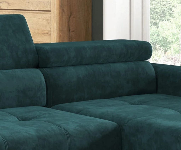 Divano Angolare a destro 4 posti Voltaire Mini Verde (4)