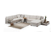 Asir Divano Angolare a destro 5 posti in tessuto Loop 9 Beige