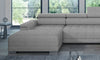Wersal Divano Angolare a destro 6 posti Campis XL Grigio