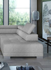 Wersal Divano Angolare a destro 6 posti Campis XL Grigio