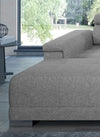 Wersal Divano Angolare a destro 6 posti Campis XL Grigio