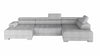 Wersal Divano Angolare a destro 6 posti Campis XL Grigio