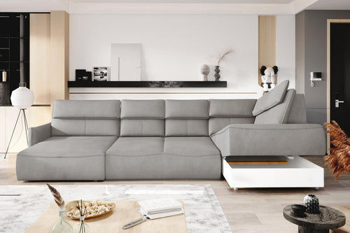 Divano Angolare a destro 6 posti Magus XL Grigio (1)