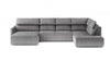 Wersal Divano Angolare a destro 6 posti Magus XL Grigio