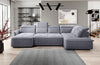 Wersal Divano Angolare a destro 6 posti Murielle XL Grigio
