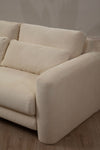 Asir Divano Angolare a sinistro 3 posti in tessuto Lily Beige