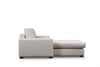 Asir Divano Angolare a sinistro 3 posti in tessuto Loop 17 Beige