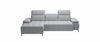 Wersal Divano Angolare a sinistro 4 posti Fire Mini Grigio