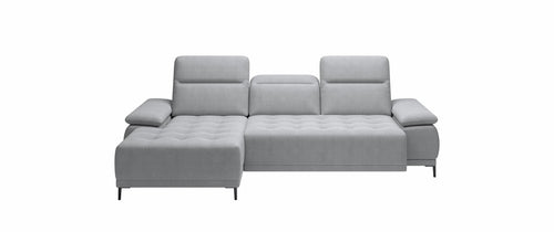 Wersal Divano Angolare a sinistro 4 posti Fire Mini Grigio