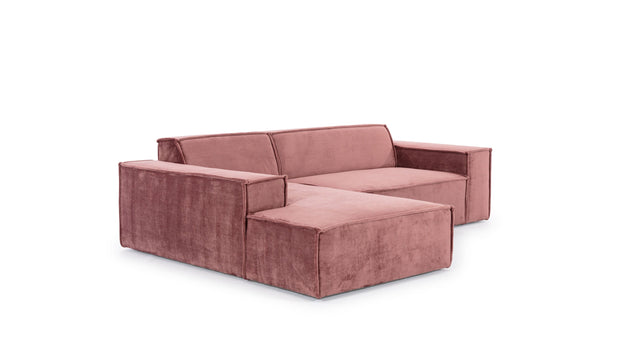 Divano Angolare a sinistro 4 posti Fondis Rosa (12)