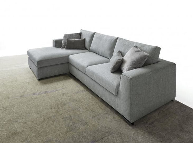 LeComfort Divano Angolare a sinistro 4 posti Forster Grigio