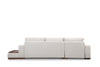 Asir Divano Angolare a sinistro 4 posti in tessuto Loop 18 Beige