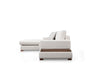 Asir Divano Angolare a sinistro 4 posti in tessuto Loop 18 Beige
