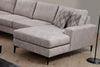 Asir Divano Angolare a sinistro 4 posti in tessuto Porto Beige
