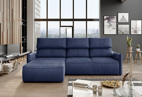 Wersal Divano Angolare a sinistro 4 posti Magus Mini Blu