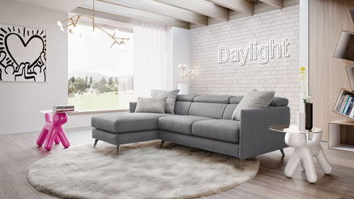 LeComfort Divano Angolare a sinistro 4 posti Vanes Grigio