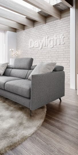 LeComfort Divano Angolare a sinistro 4 posti Vanes Grigio