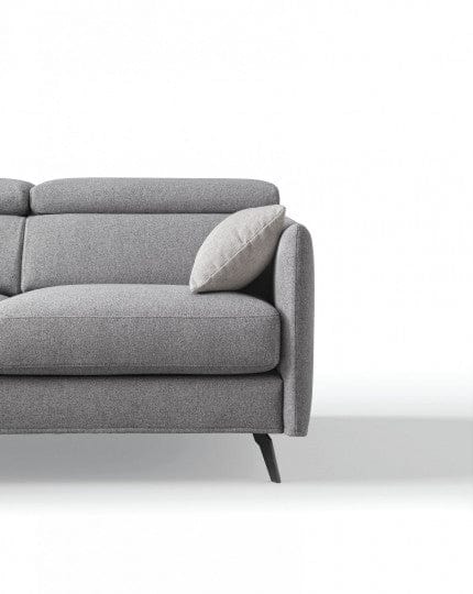 LeComfort Divano Angolare a sinistro 4 posti Vanes Grigio