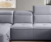 Wersal Divano Angolare a sinistro 6 posti Murielle XL Grigio