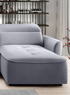 Wersal Divano Angolare a sinistro 6 posti Murielle XL Grigio
