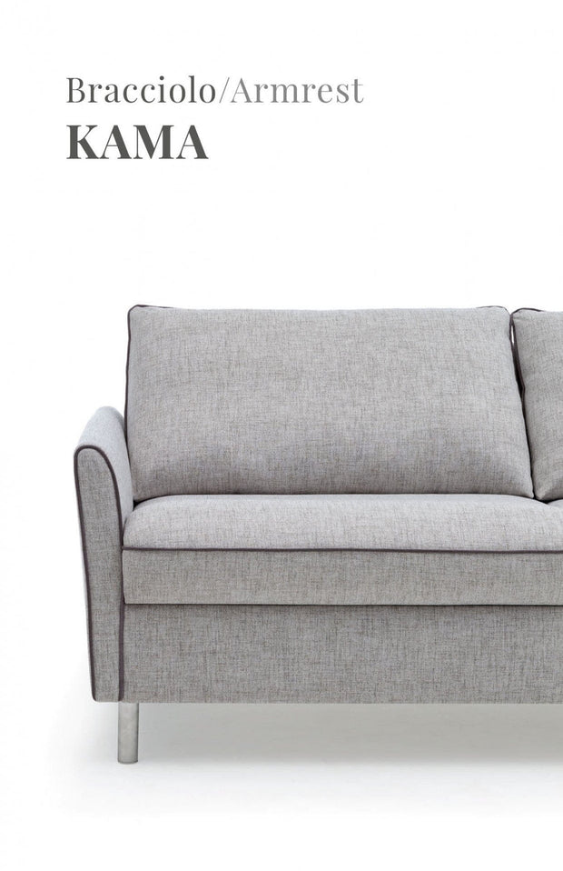 LeComfort Divano Angolare Letto a destro 3 posti Balitos Piccola Grigio