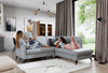 Divano Angolare Letto a destro 3 posti Luks L Grigio (3)