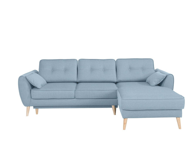 Divano Angolare Letto a destro 4 posti Cody Blu (1)