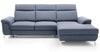 Divano Angolare Letto a destro 4 posti Flame Blu (2)