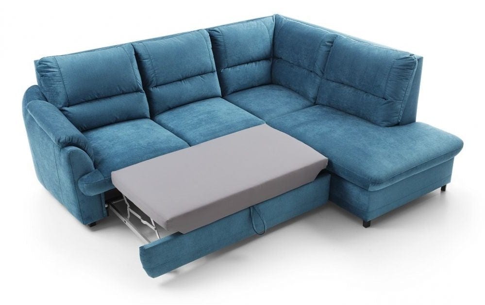 Divano Angolare Letto a destro 4 posti Gustad Turchese (1)