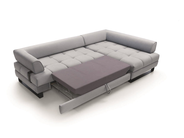 Divano Angolare Letto a destro 4 posti Hanna Blu (2)
