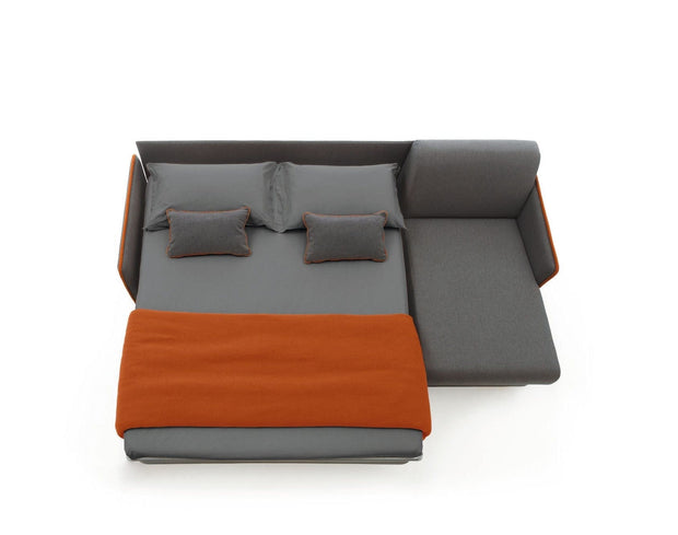LeComfort Divano Angolare Letto a destro 4 posti Modire Grigio