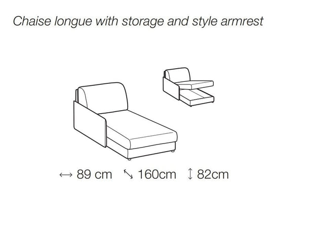 LeComfort Divano Angolare Letto a destro 4 posti Modire Grigio