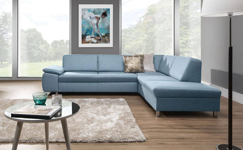 Divano Angolare Letto a destro 4 posti Niagara Blu (1)