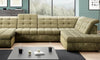 Wersal Divano Angolare Letto a destro 5 posti Infamy XL R1 Verde