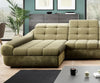 Wersal Divano Angolare Letto a destro 5 posti Infamy XL R1 Verde
