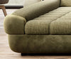 Wersal Divano Angolare Letto a destro 5 posti Infamy XL R1 Verde