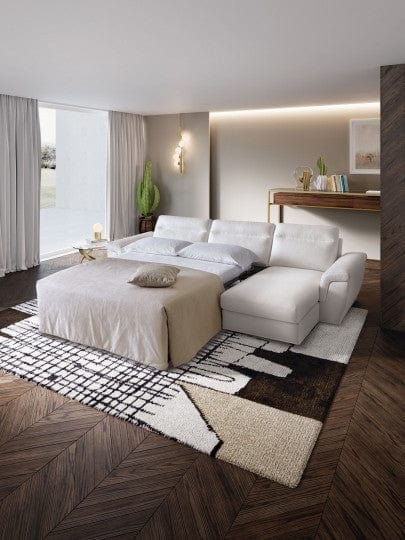 LeComfort Divano Angolare Letto a destro 5 posti Kalimis Avorio