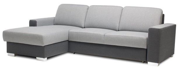 Divano Angolare Letto a sinistro 3 posti Chance Piccola Grigio (2)