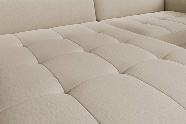 Eltap Divano Angolare Letto a sinistro 3 posti, in tessuto Gomez Plus Beige