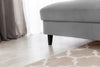 Eltap Divano Angolare Letto a sinistro 3 posti, in velluto Fobleros Plus Grigio