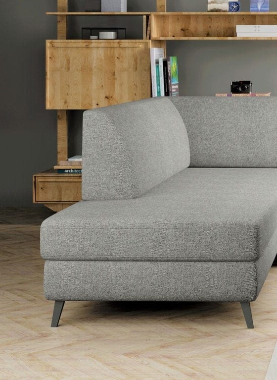 Wersal Divano Angolare Letto a sinistro 3 posti Mundisimo L Grigio