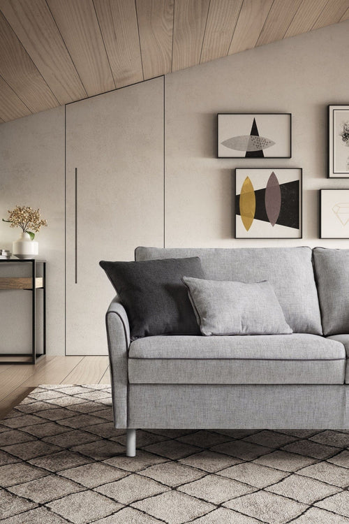 LeComfort Divano Angolare Letto a sinistro 4 posti BalitosGrande Grigio