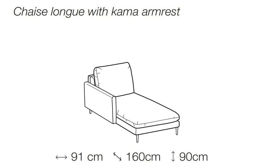LeComfort Divano Angolare Letto a sinistro 4 posti BalitosGrande Grigio