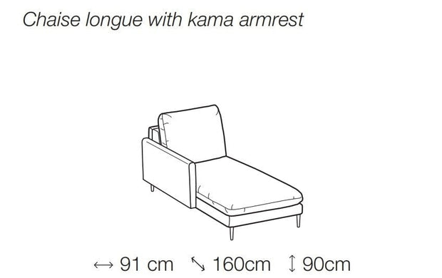LeComfort Divano Angolare Letto a sinistro 4 posti BalitosGrande Grigio