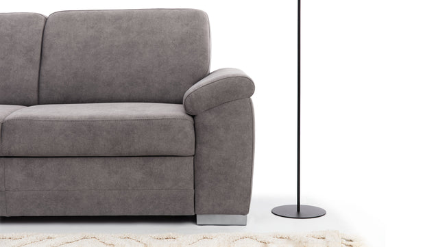 Divano Angolare Letto a sinistro 4 posti Ballo Piccola Grigio (6)